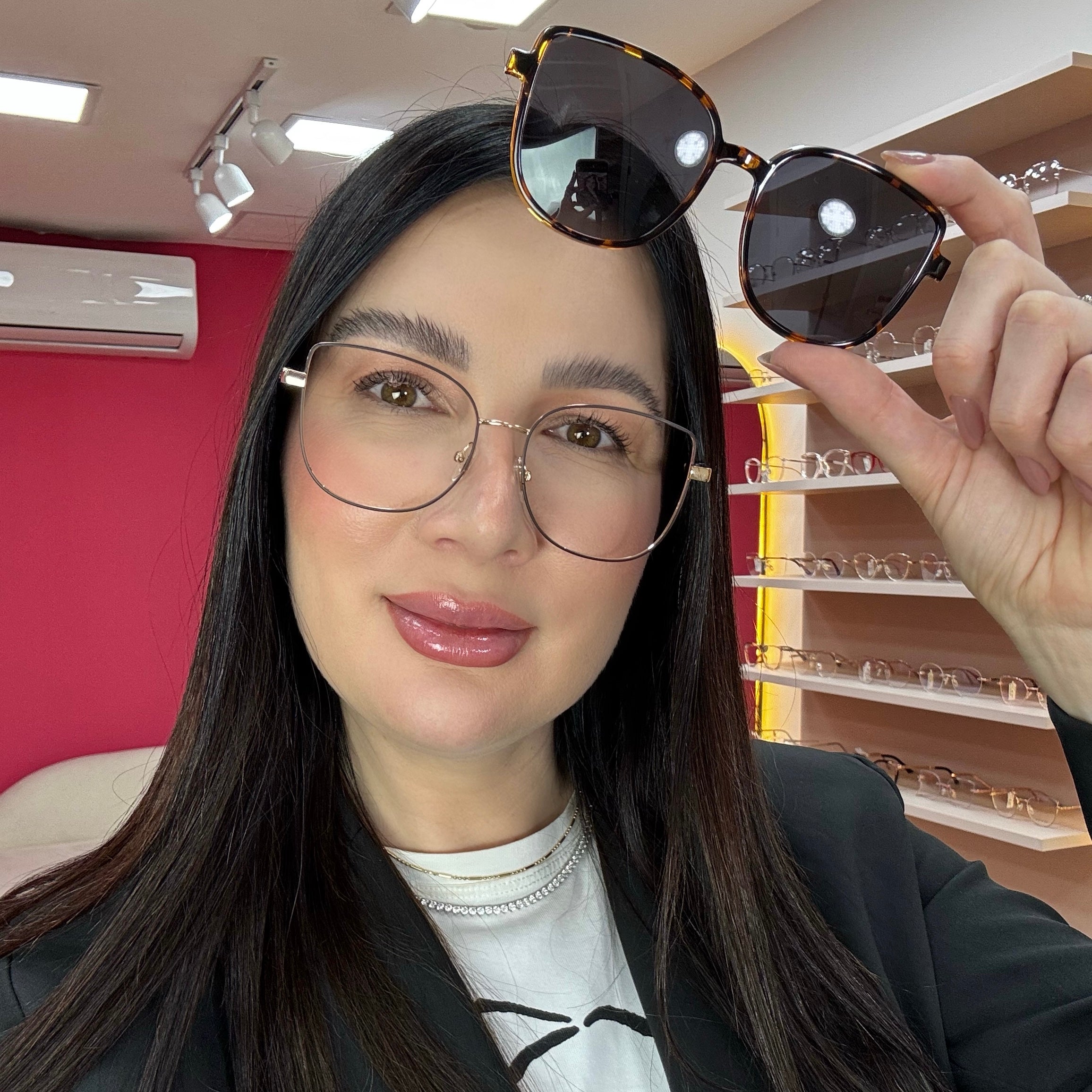 Óculos de Grau Feminino Kessy 590 Marrom Demi